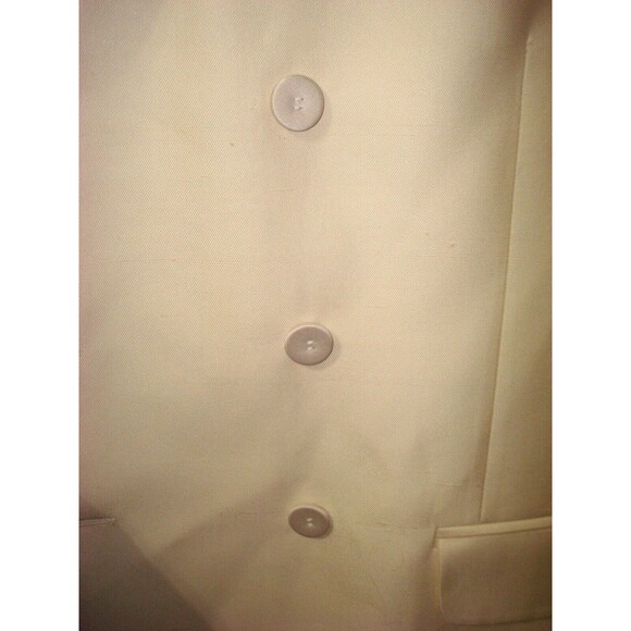 New NWT 50 IT FR Tuxedo Mens Jacket 40 US Italy Valentino Cream White Designer - Picture 4 of 16